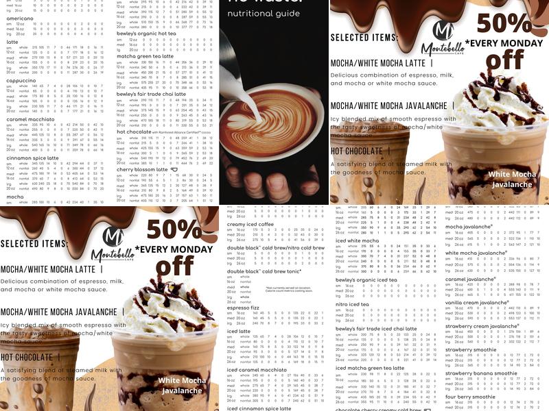 Montebello Cafe Menu