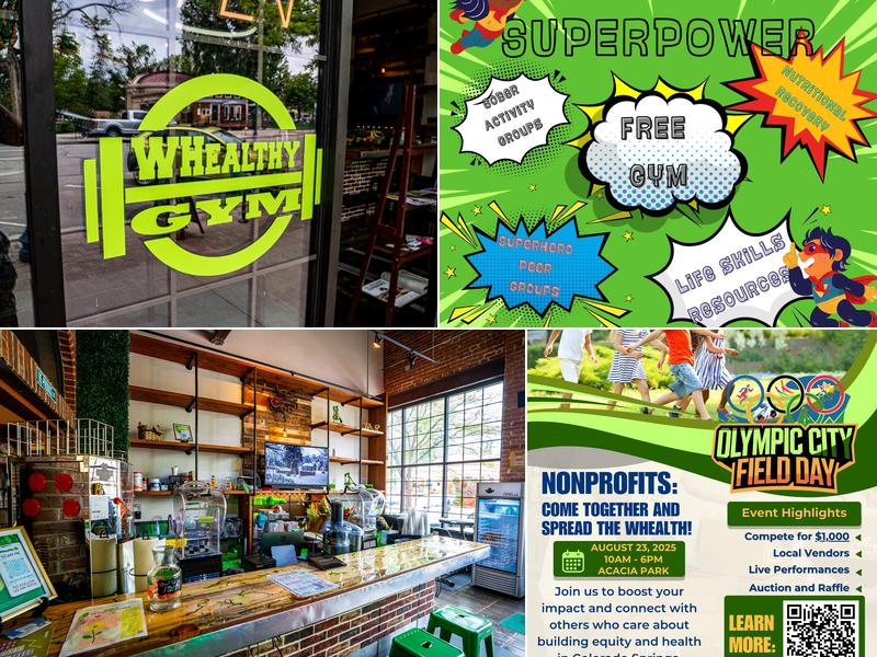 Whealthy Unlimited - Juice Bar - Gym - Workspace 121 E Bijou St, Colorado Springs
