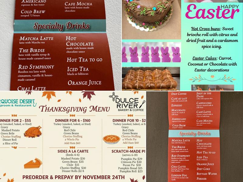 Dulce River Menu