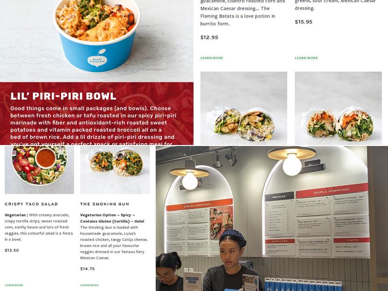 Mad Radish l Healthy Restaurant & Catering Menu