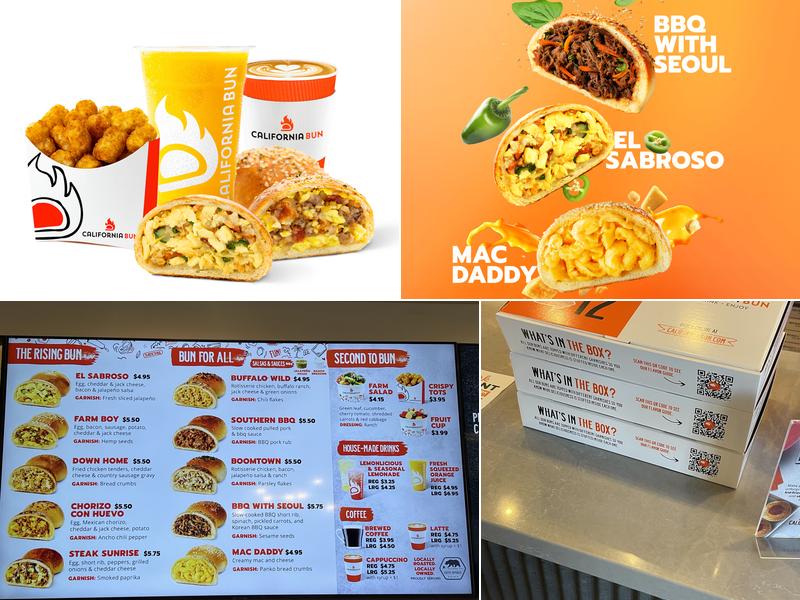 California Bun Menu