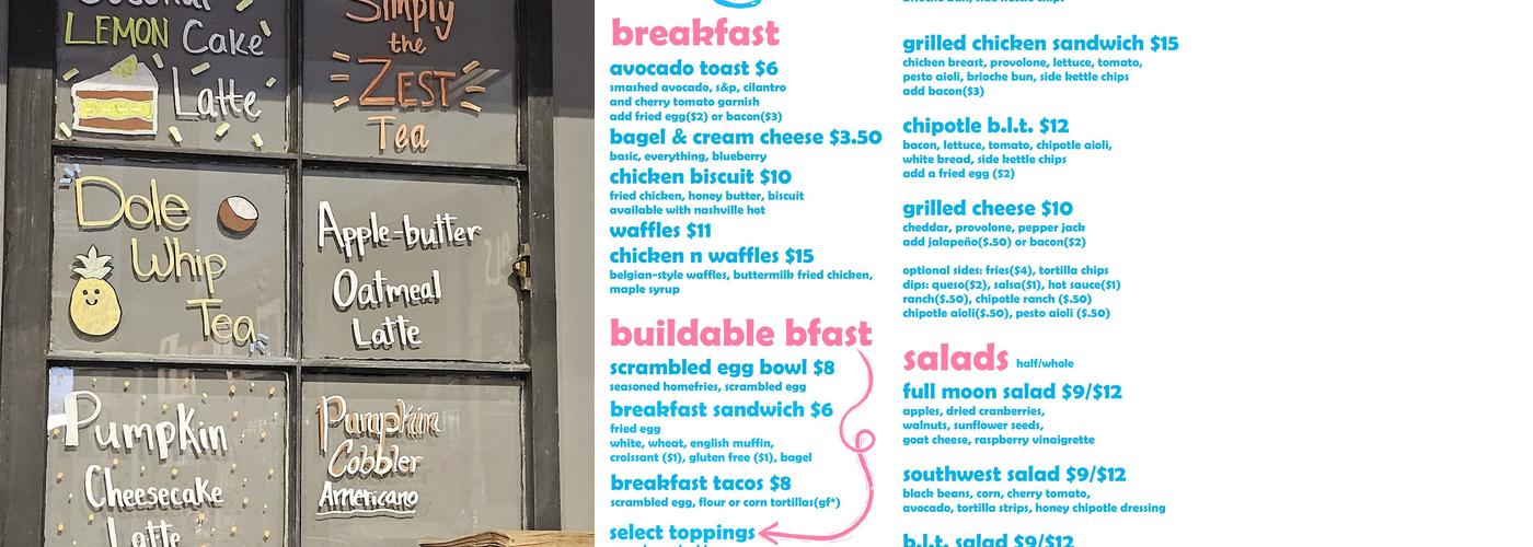 Stone Tower Brews Menu