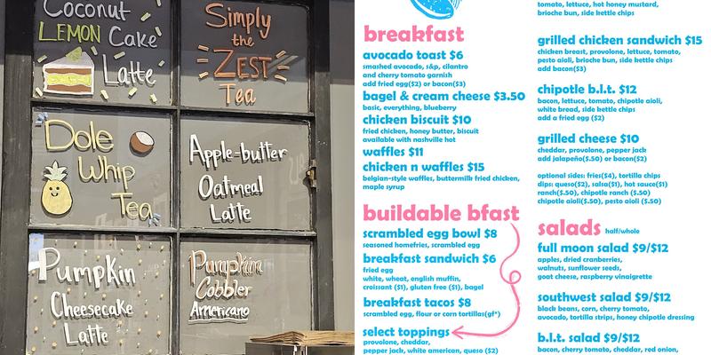 Stone Tower Brews Menu