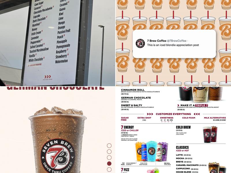 7 Brew Coffee Menu