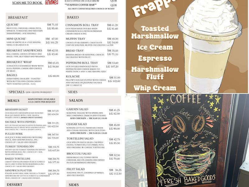 Crazy Horse Coffee 2 Menu