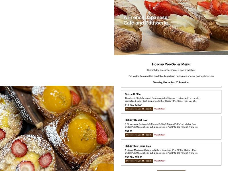 Le Hérisson Menu