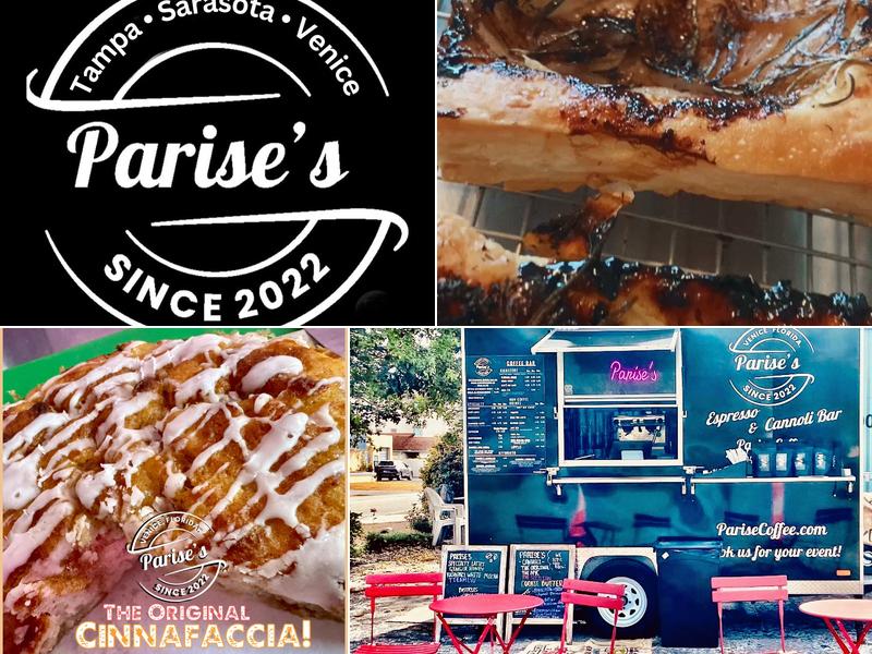 Parise’s. Espresso Bar, Cannoli and Italian Street Foods. 200 Base Ave E, Venice