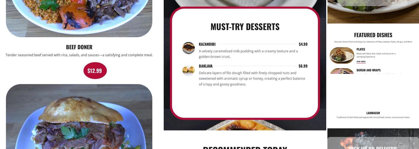 DÖNER POİNT Menu