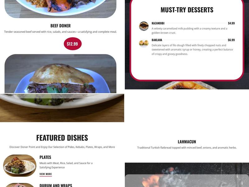 DÖNER POİNT Menu