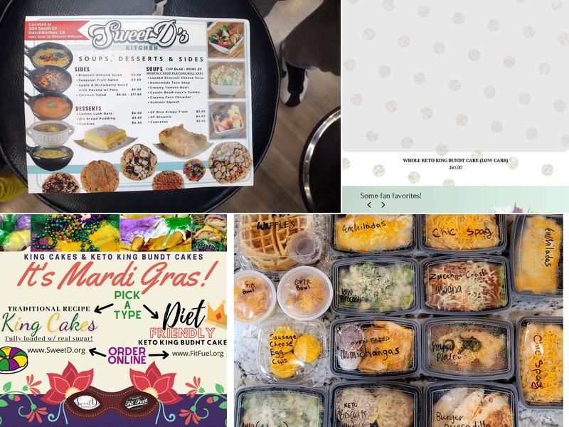 SweetD's Bakery Menu