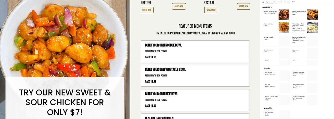 Robowok Menu