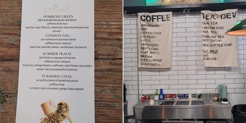 Burning Daylight Coffee Co. Menu