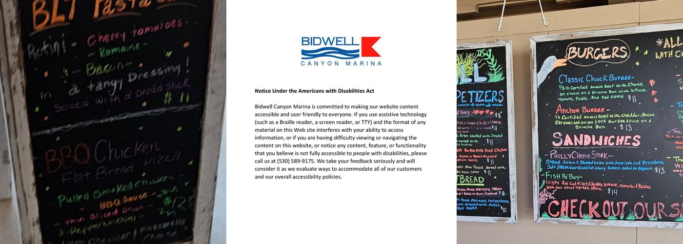 The Anchor Management Bar & Grill Menu