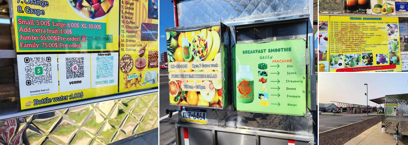 SmoothieGod Menu