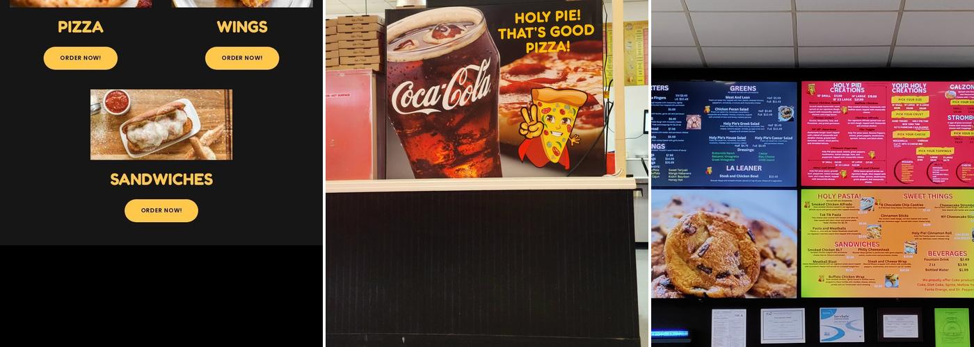 Holy Pie! Pizzeria Menu