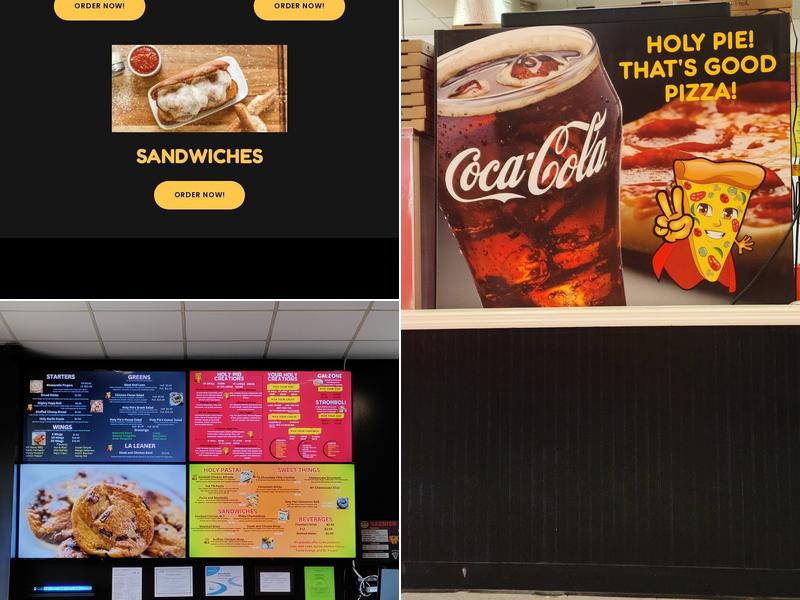 Holy Pie! Pizzeria Menu