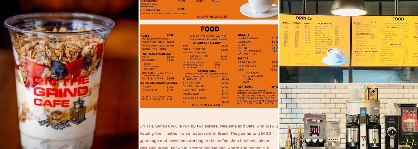 On the Grind Cafe Menu