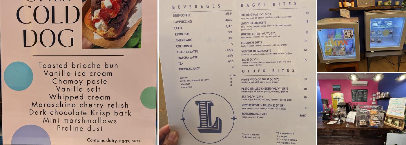 Lincoln Cafe and Market Menu