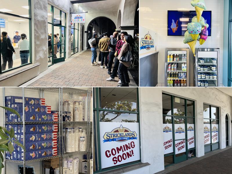 Strickland's Ice Cream, Costa Mesa CA 1835 Newport Blvd Suite B-121, Costa Mesa
