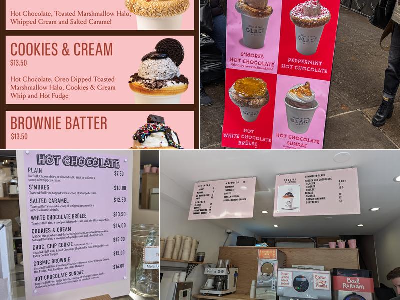 Glace NY Menu