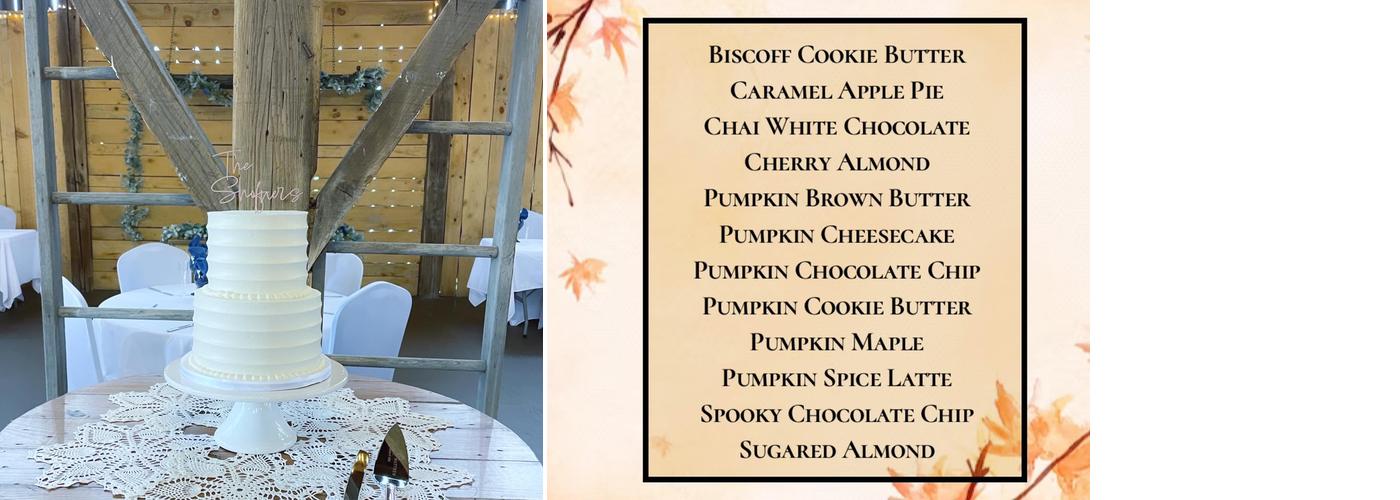 Carlys Cakery Menu