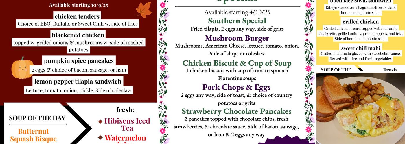 Lemon Leaf Cafe Menu