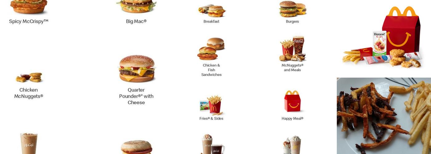 McDonald's Menu