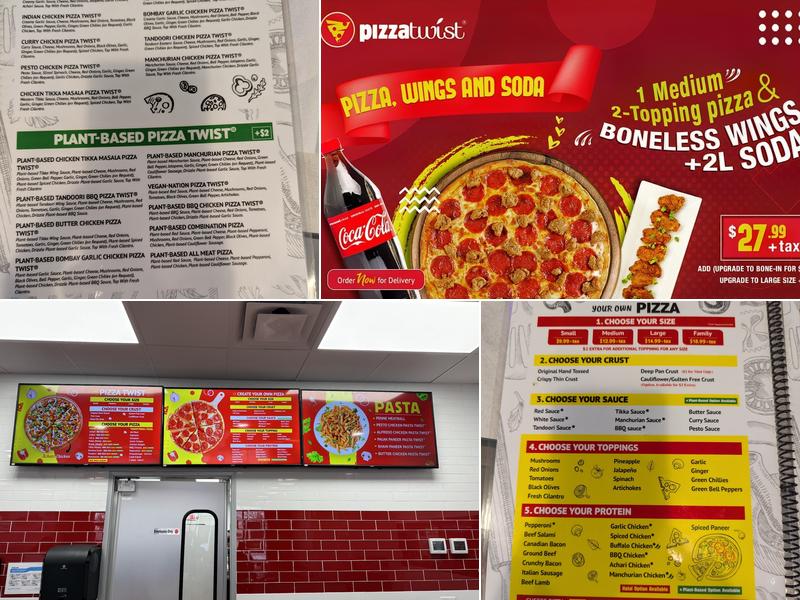 Pizza Twist Menu