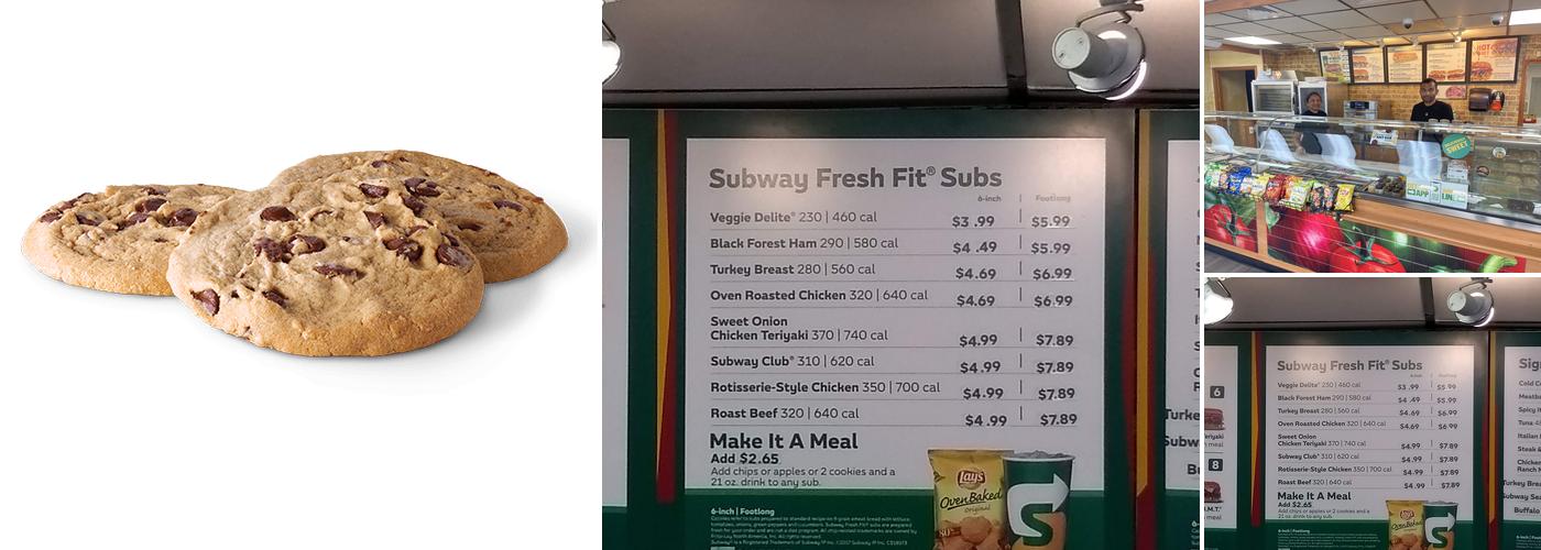 Subway Menu
