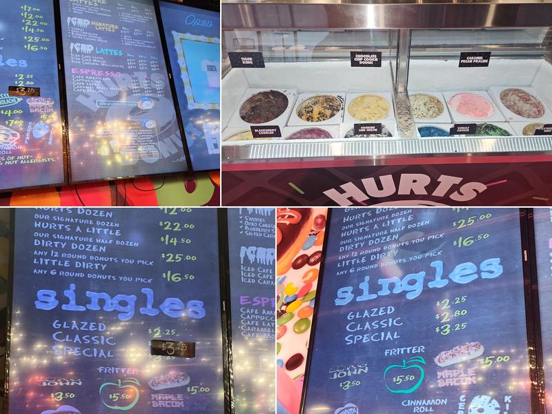 Hurts Donut Co. Menu