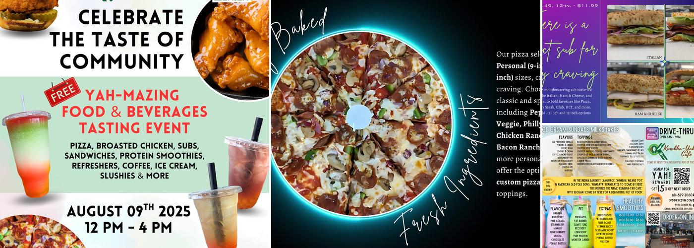 Kumbha-Yah Cafe Menu