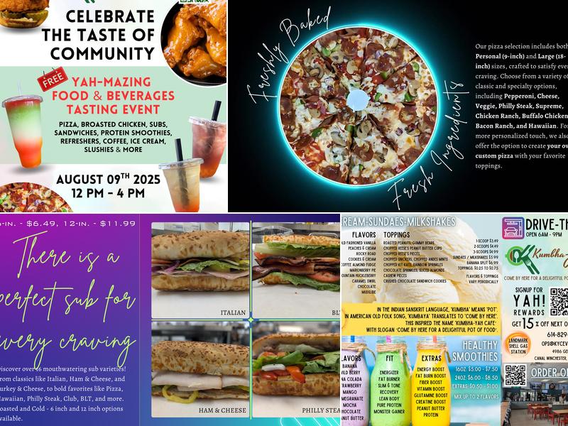 Kumbha-Yah Cafe Menu