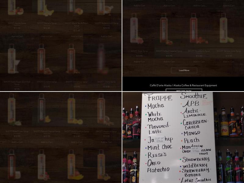 Caffé D'arte Alaska Menu