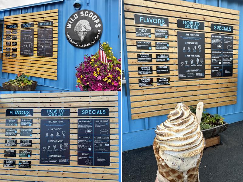 Wild Scoops Menu