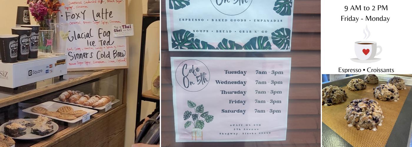 Cafe on 5th Menu