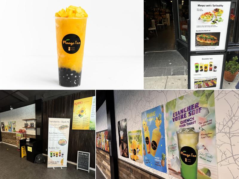 Mango tea Menu