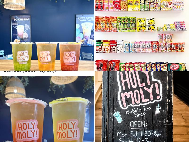 Holy Moly Bubble Tea Menu