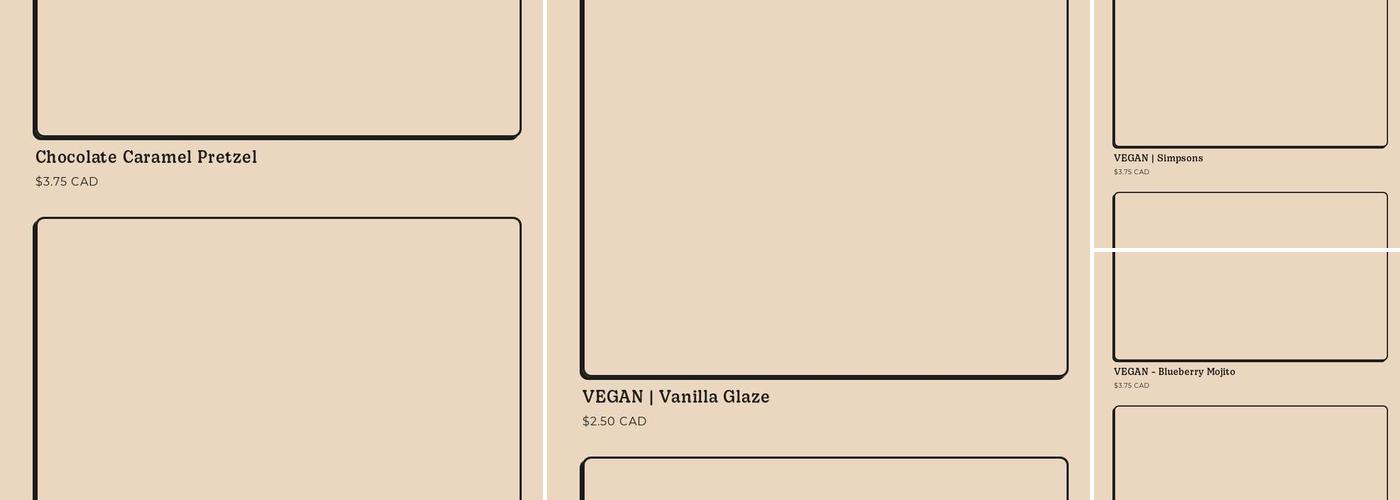 Dough EV Menu