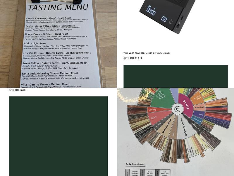 Craft 42 Roasters Menu