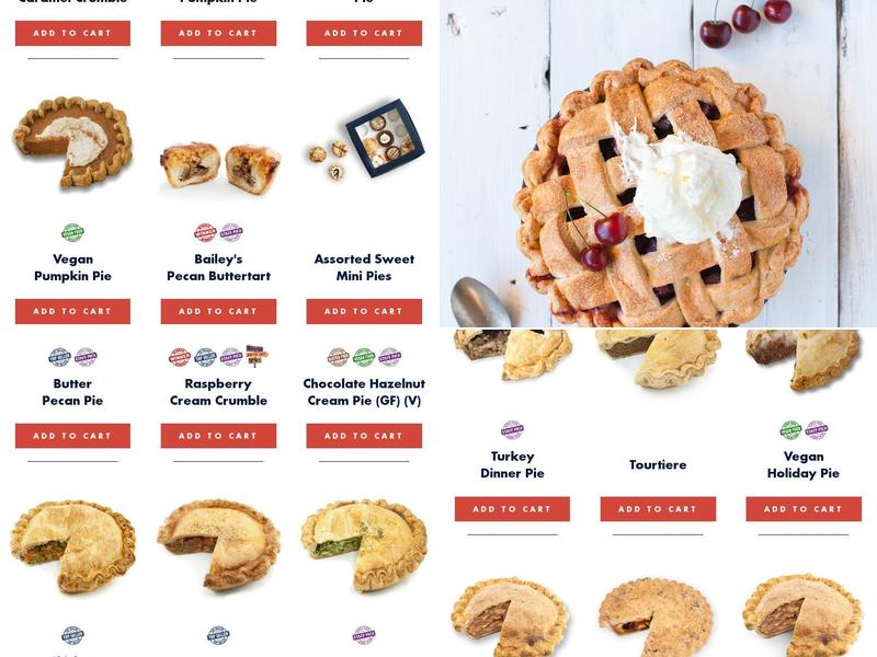 The Pie Hole Menu