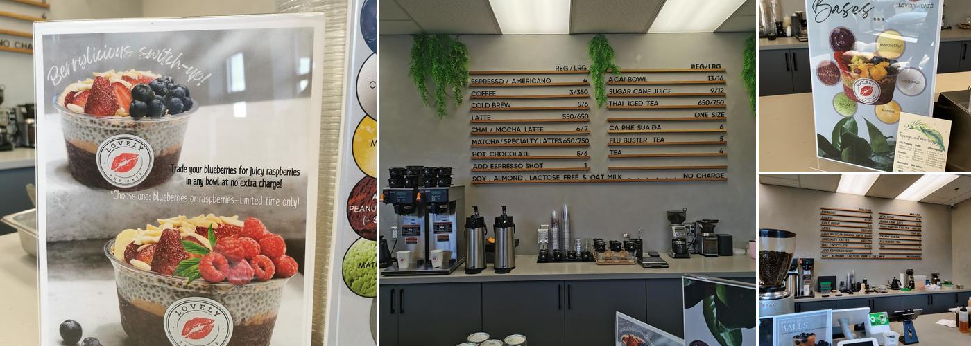 Lovely the Café Menu