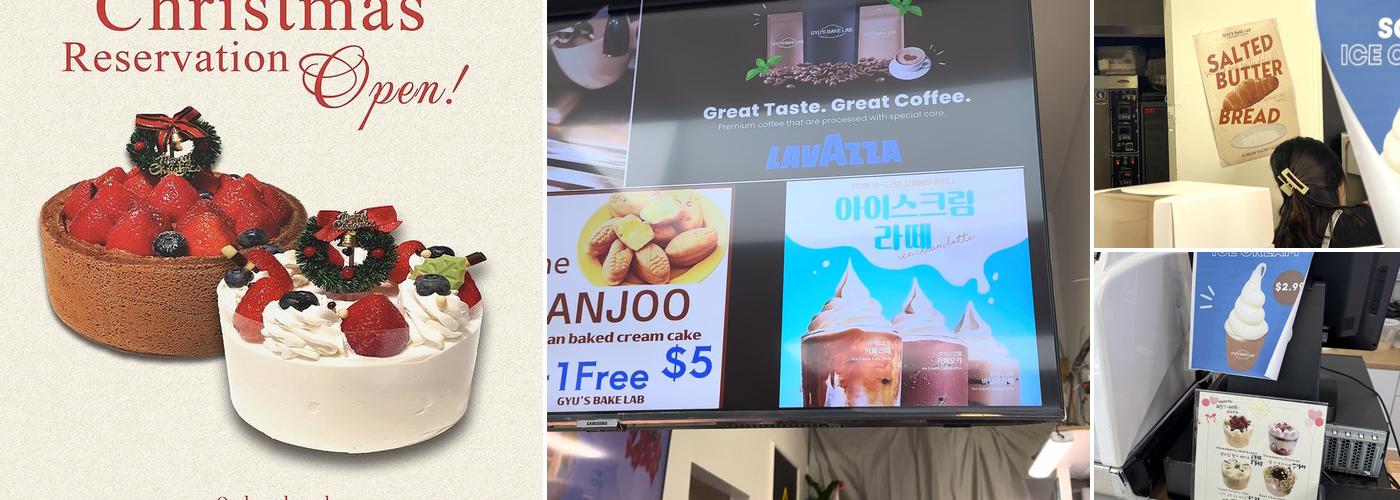 GYU’s BAKE LAB Menu