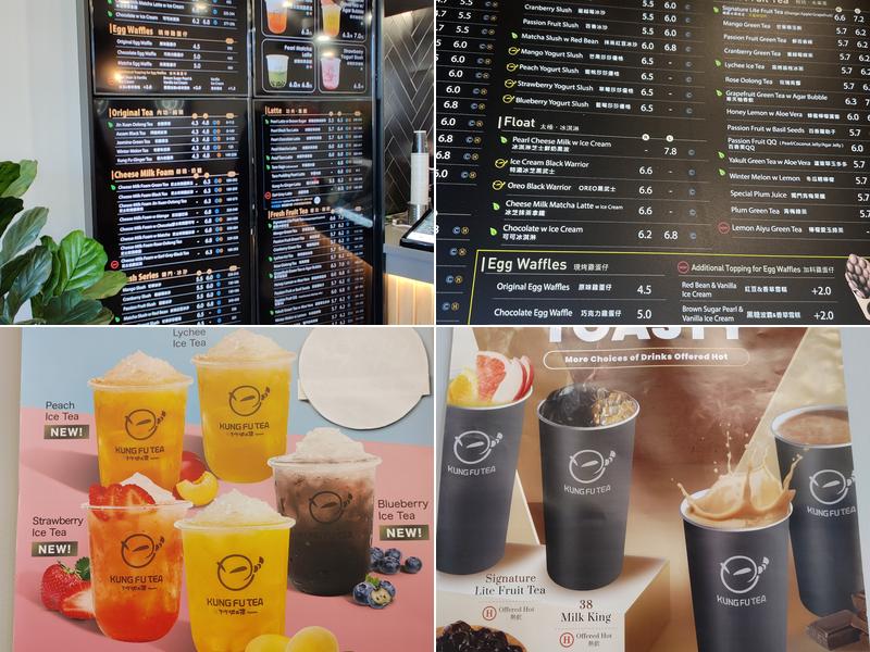 Kung Fu Tea on Dundas (Oakville) Menu