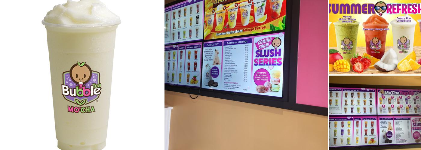 Mo'Cha Bubble Tea - Niagara Falls Menu