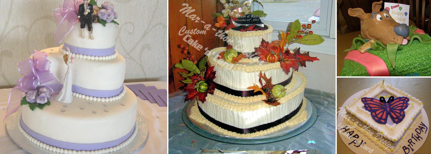 Mar-a-thon Design: Custom Cake 'n' Card