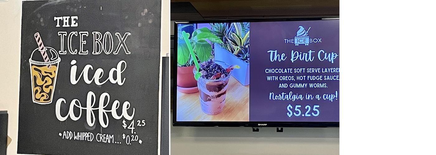 The Ice Box St.Thomas Menu