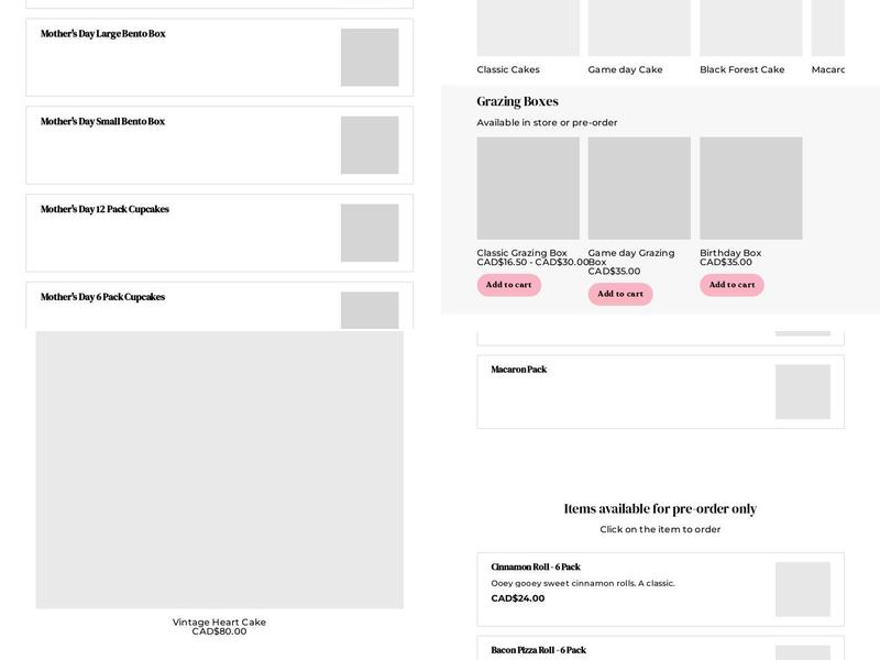 Thoroughfare Baked Goods Menu