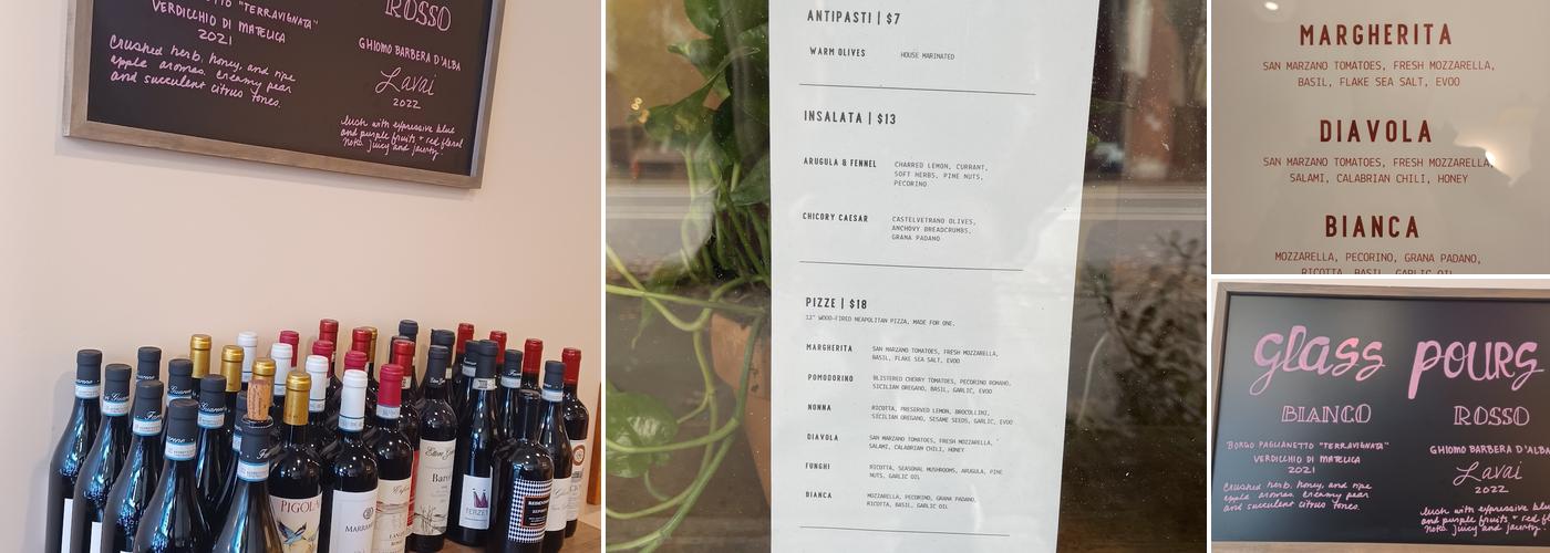 GRANA Pizza Napoletana Menu