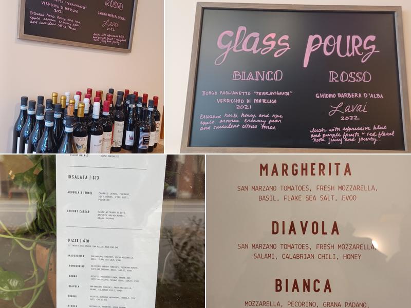 GRANA Pizza Napoletana Menu