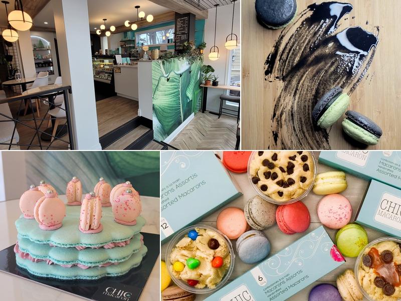 Chic Macaron Dessert Et Café